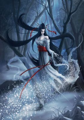  Yuki-Onna! De Spookachtige Schoonheid van een Wintergeest